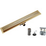 Душевой трап GAPPO G88007-33, 70*800 мм, золото